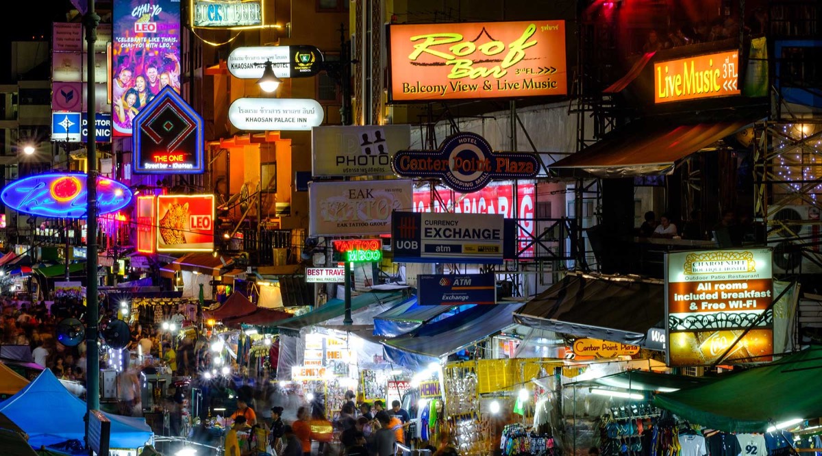 Phố Khao San - Khu Phố Tây tại Bangkok